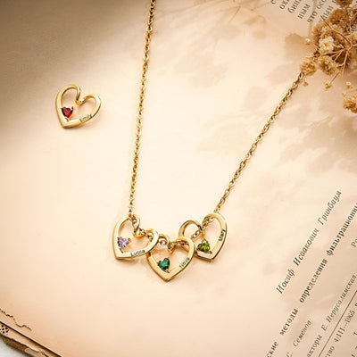 Coeurlien™ | Collier Personnalisé pour Maman & Mamie