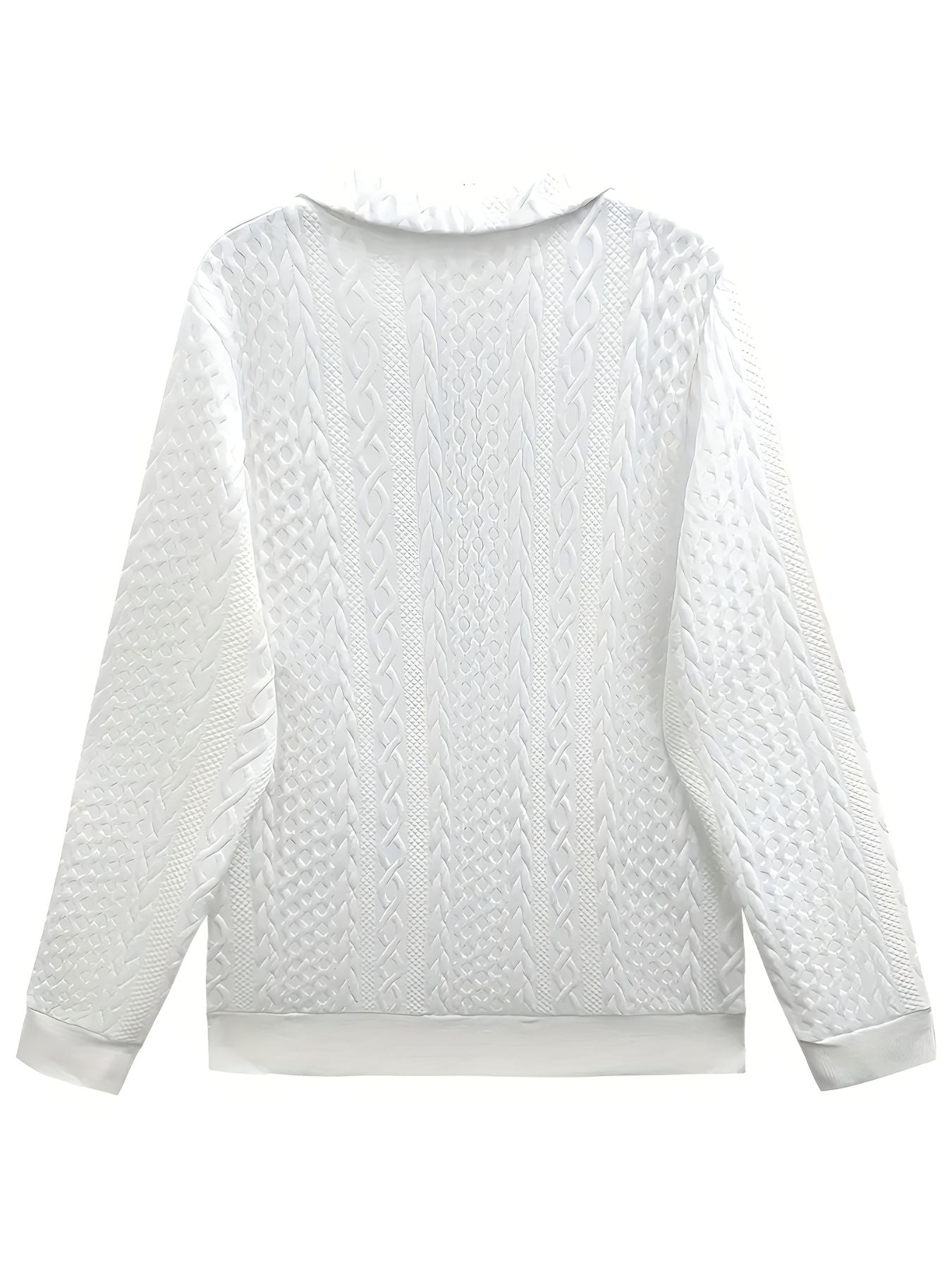 Belle™ | Pull avec Texture Tricotée Tendance