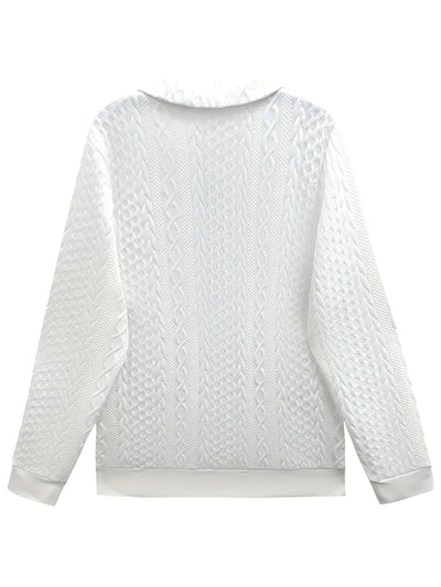 Belle™ | Pull avec Texture Tricotée Tendance