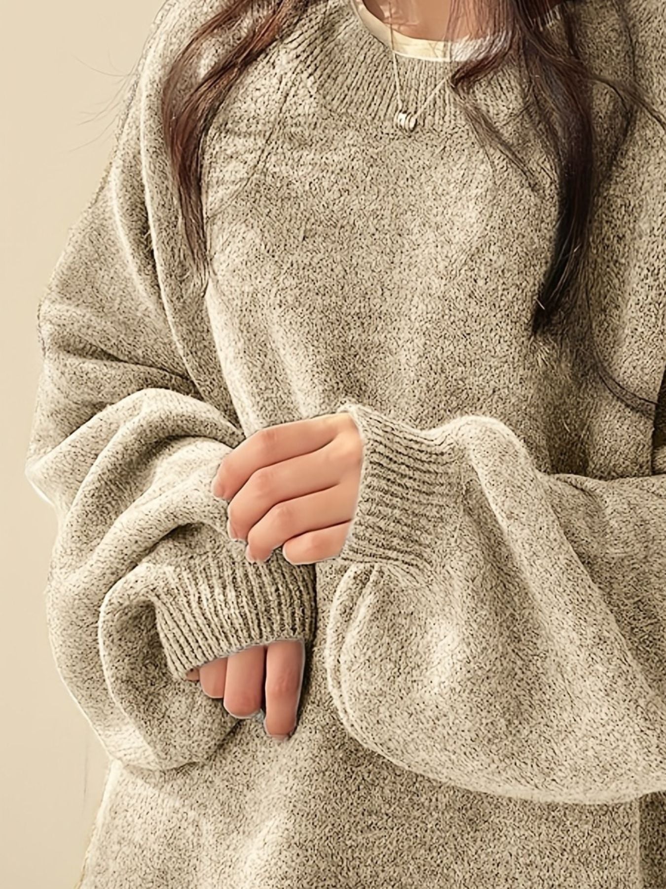 Noémie™ | Pull décontracté à Col Rond