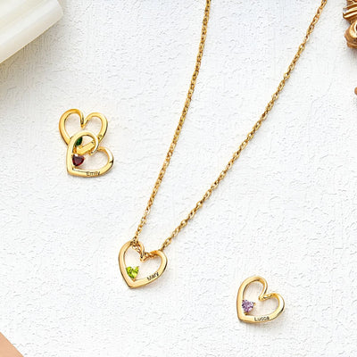 Coeurlien™ | Collier Personnalisé pour Maman & Mamie