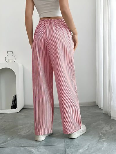 Disa™ | Pantalon Rayé Élégant