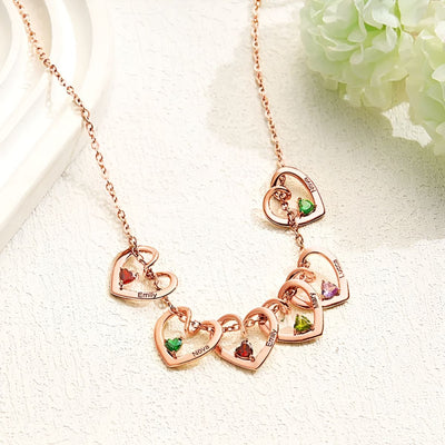 Coeurlien™ | Collier Personnalisé pour Maman & Mamie