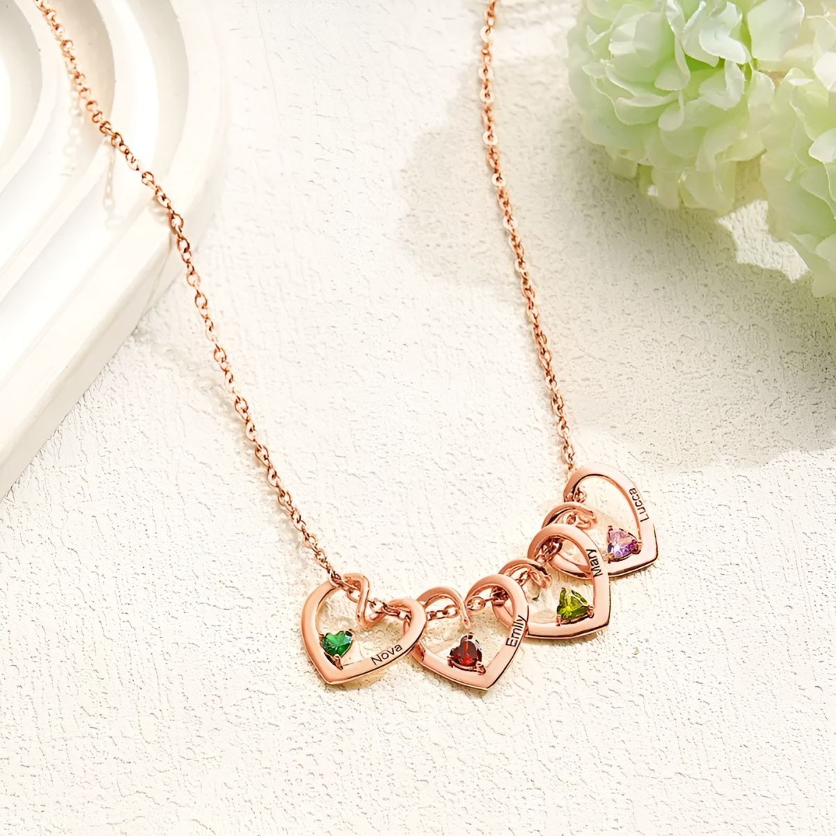 Coeurlien™ | Collier Personnalisé pour Maman & Mamie