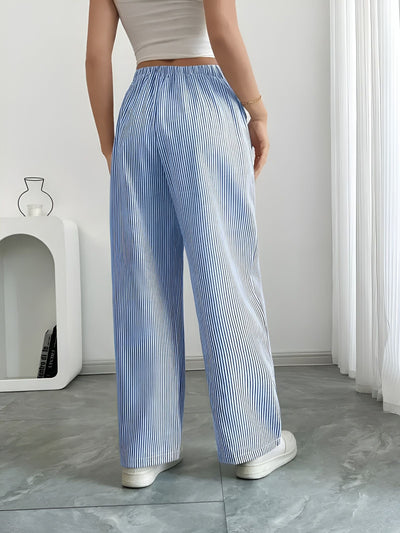 Disa™ | Pantalon Rayé Élégant