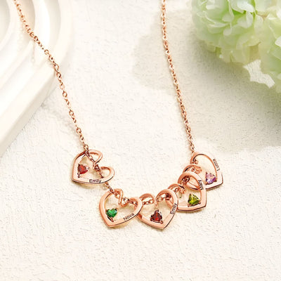 Coeurlien™ | Collier Personnalisé pour Maman & Mamie