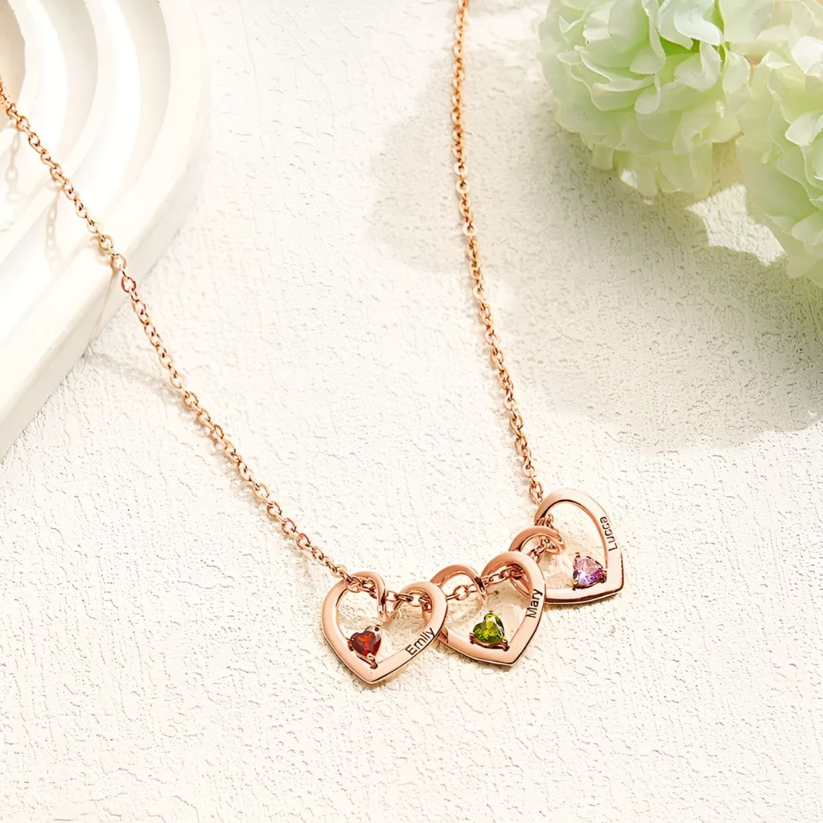 Coeurlien™ | Collier Personnalisé pour Maman & Mamie