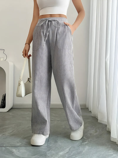 Disa™ | Pantalon Rayé Élégant