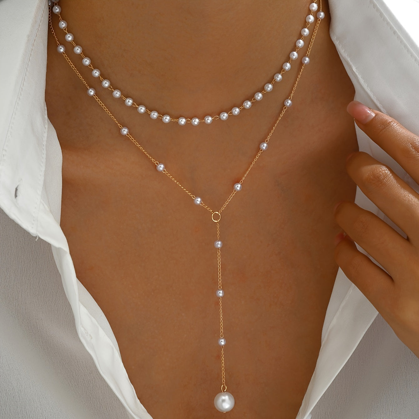 Eugénie™ | Collier Vintage Perle