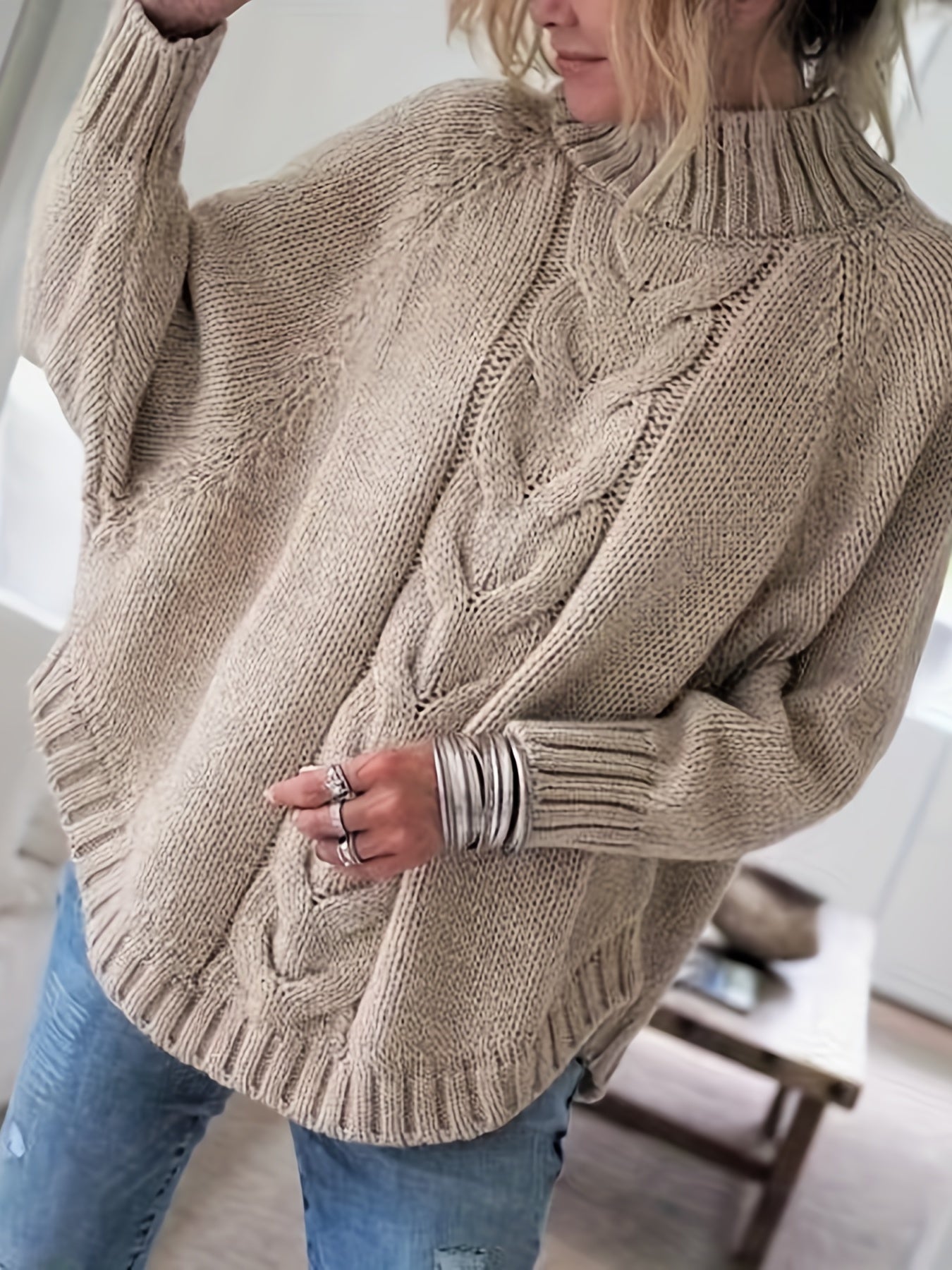Valentine™ | Pull à Torsades d'inspiration Vintage