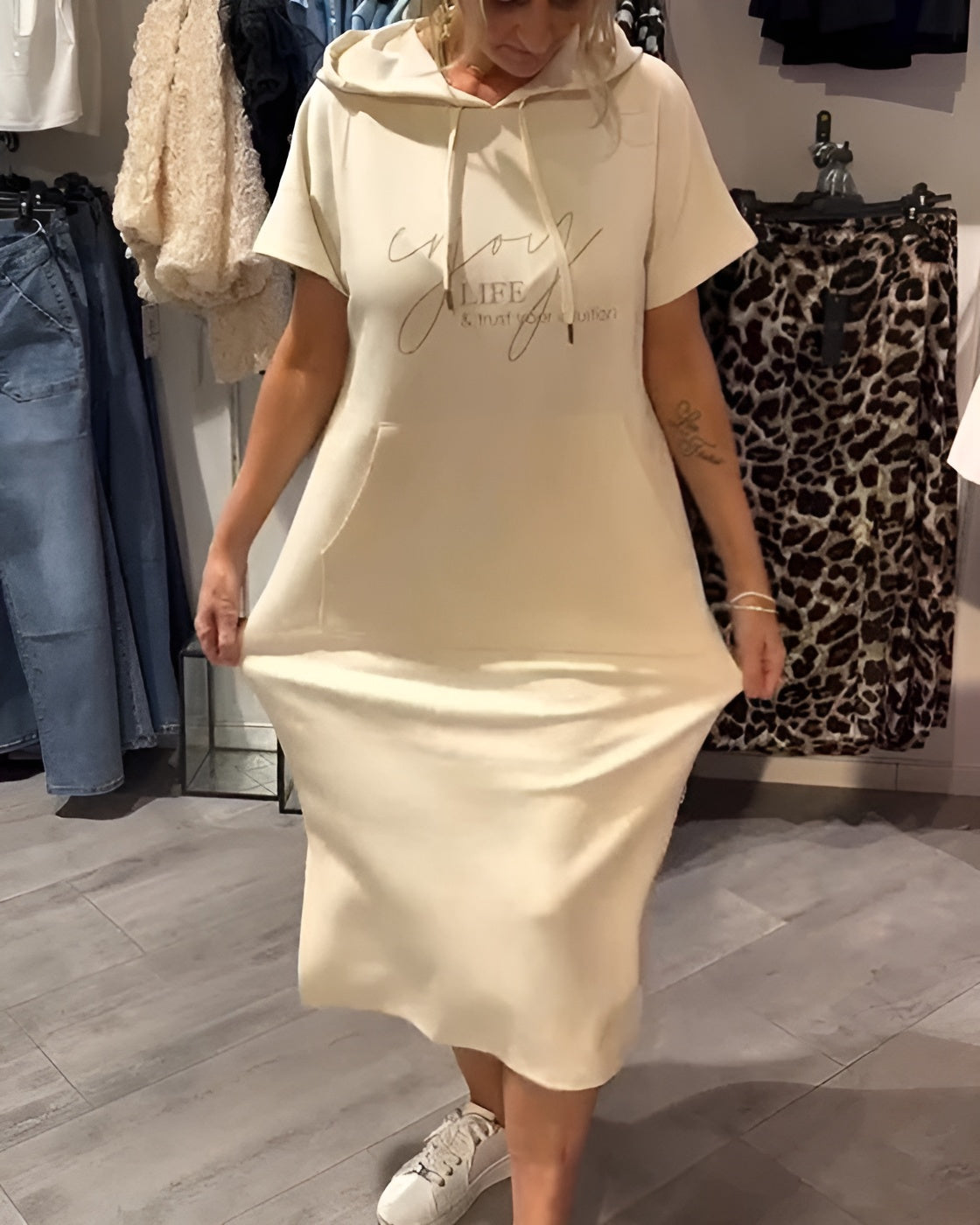 Natacha™ | Robe Sweat Ample et Confortable