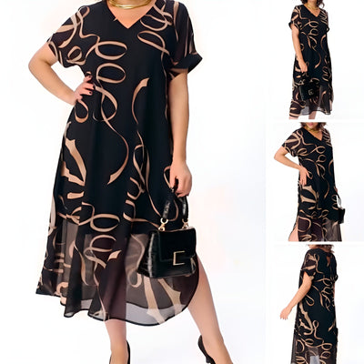 Clémence™ | Robe Midi Fluide