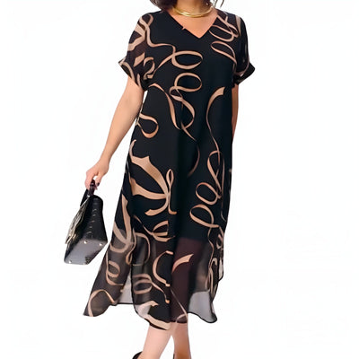 Clémence™ | Robe Midi Fluide