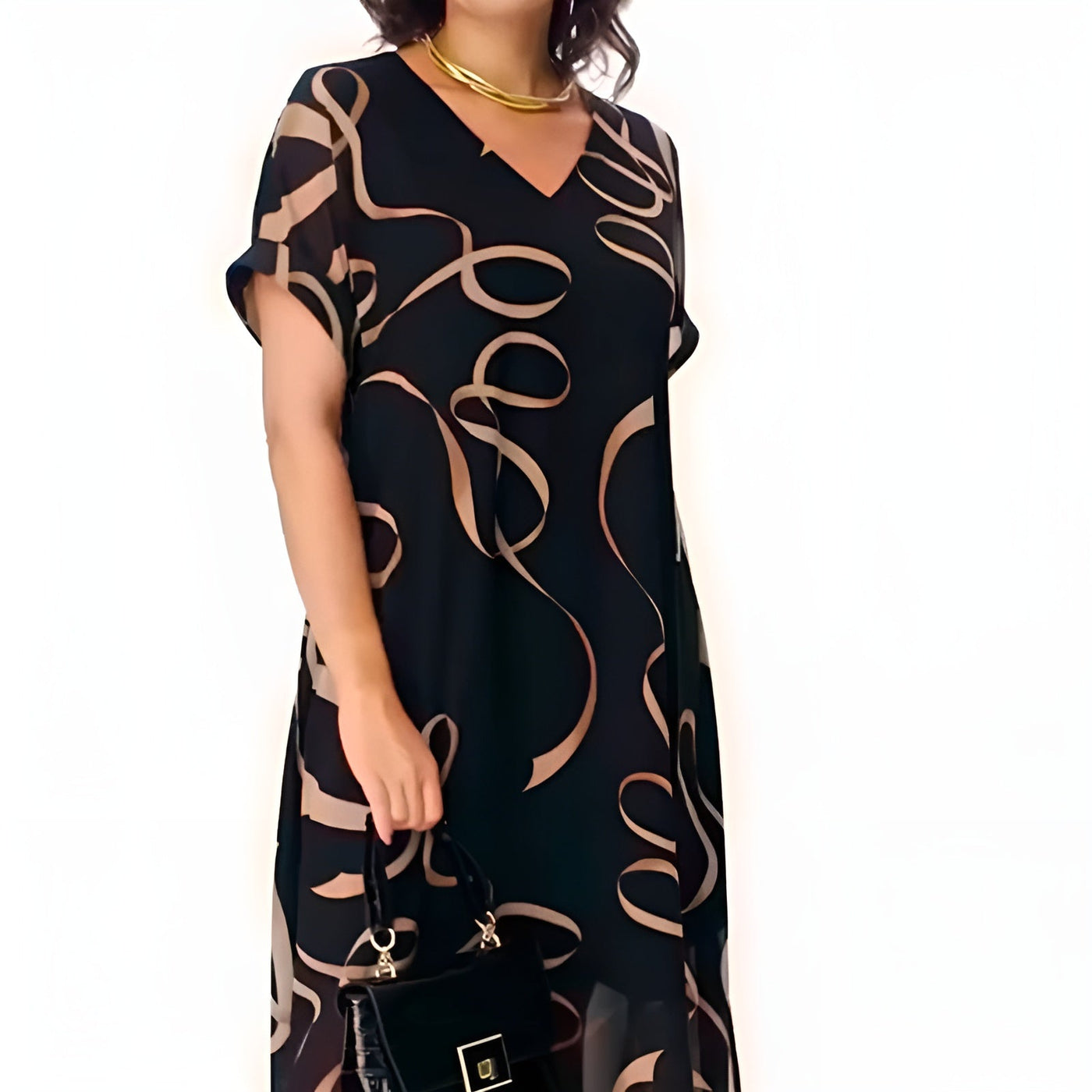 Clémence™ | Robe Midi Fluide
