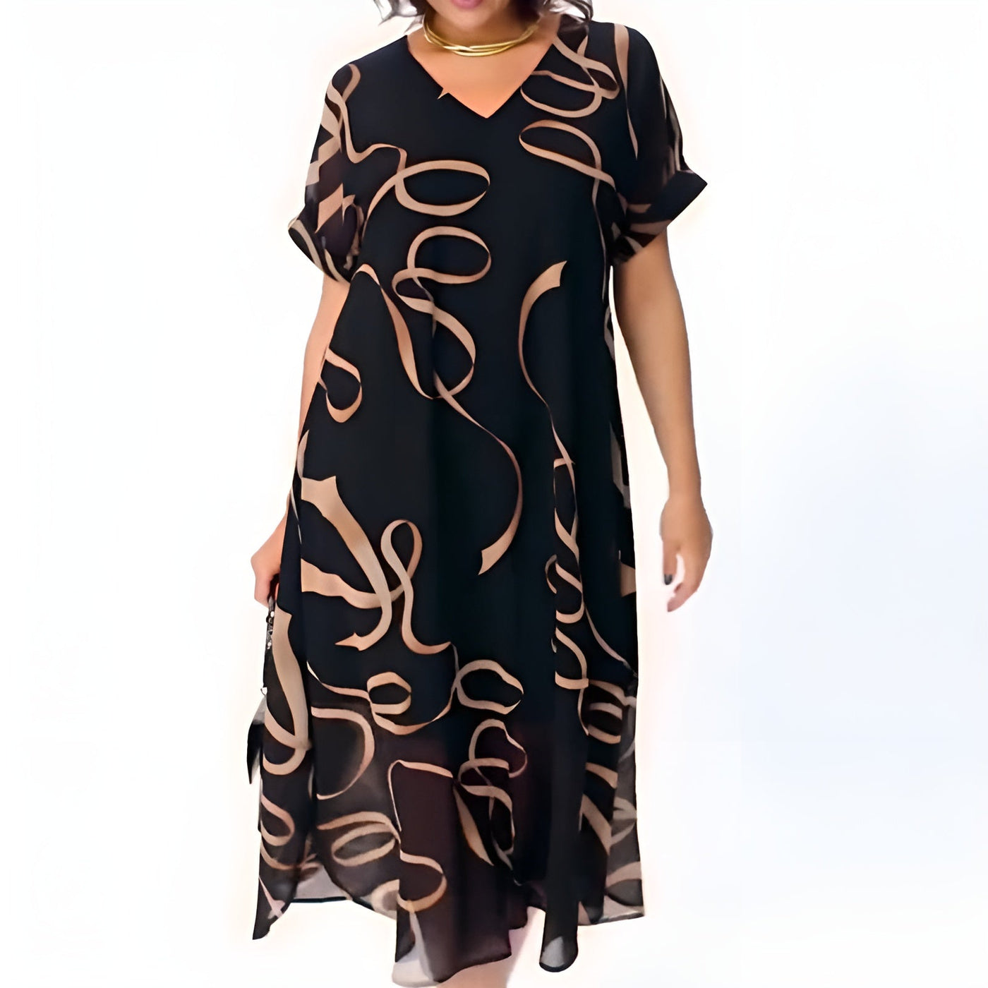 Clémence™ | Robe Midi Fluide
