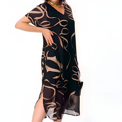 Clémence™ | Robe Midi Fluide