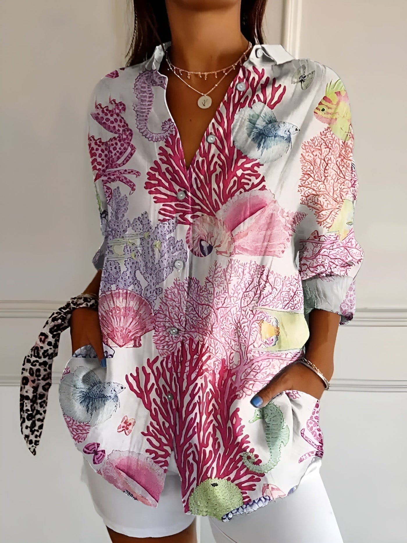 Ronja™ | Blouse à Motif Floral